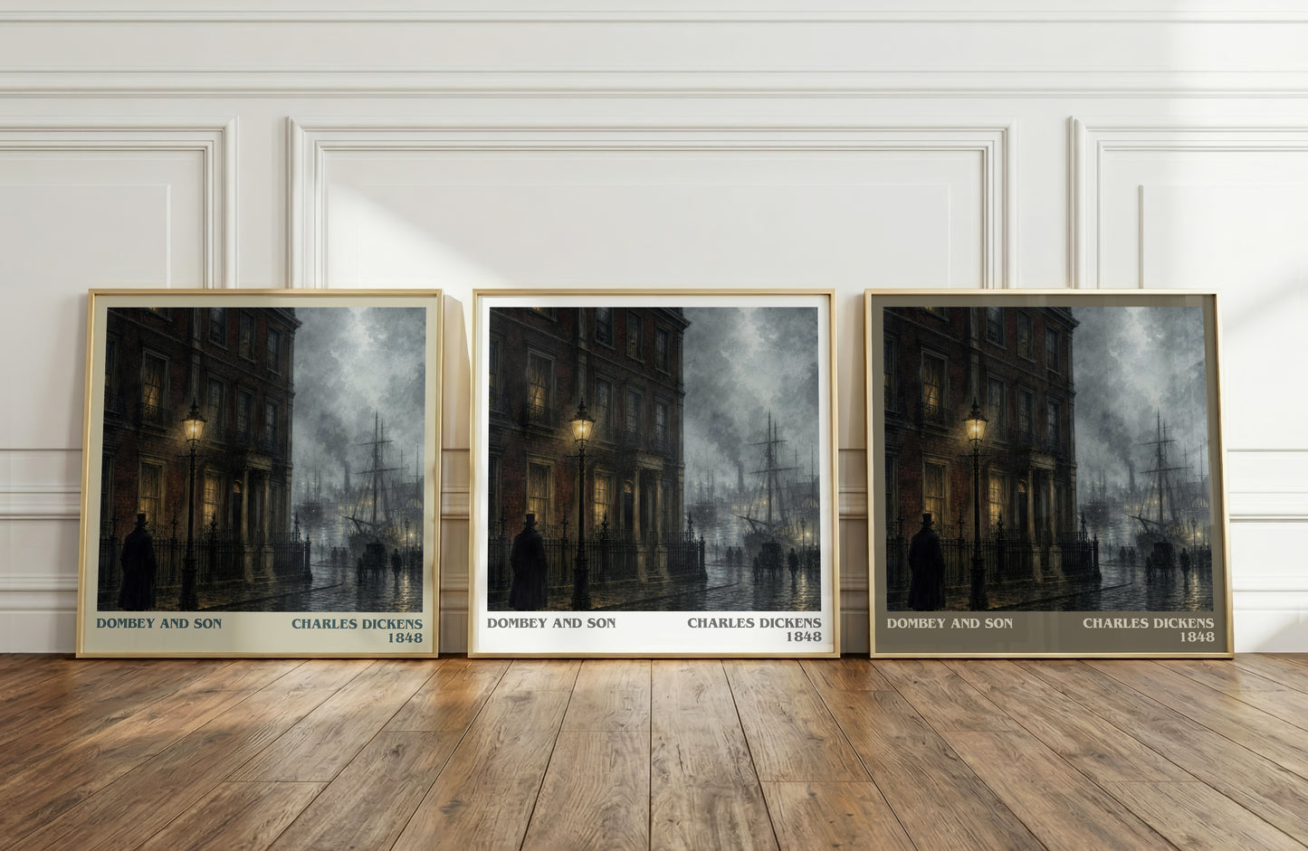 Dombey And Son literary art print colour and style options – Charles Dickens book art