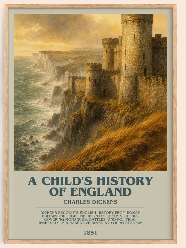A Child'S History Of England Bookish Wall Art by Charles Dickens