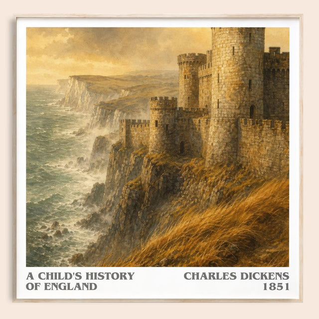 A Child'S History Of England Literary Art Print by Charles Dickens