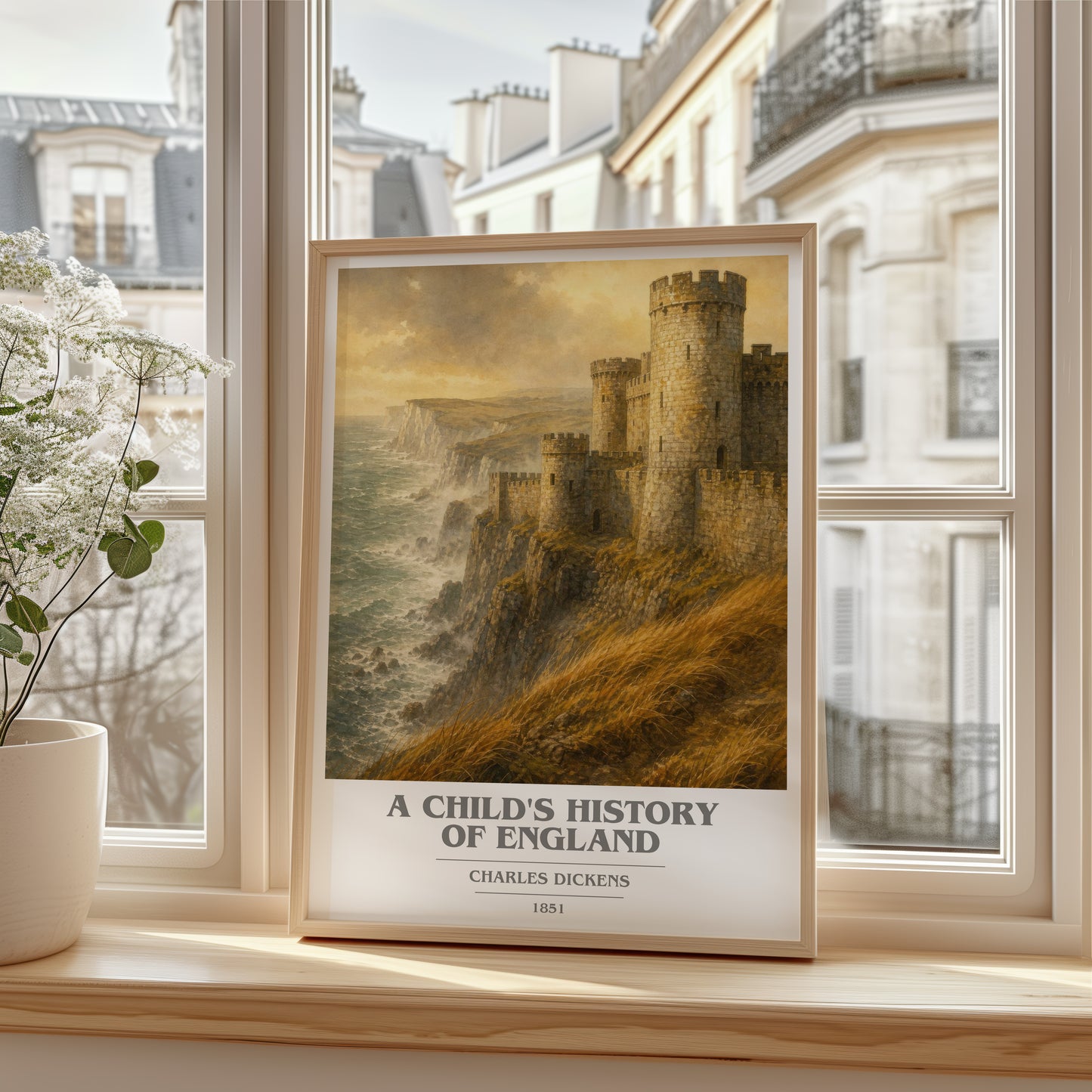 A Child'S History Of England book cover poster colour and style options – Charles Dickens book art