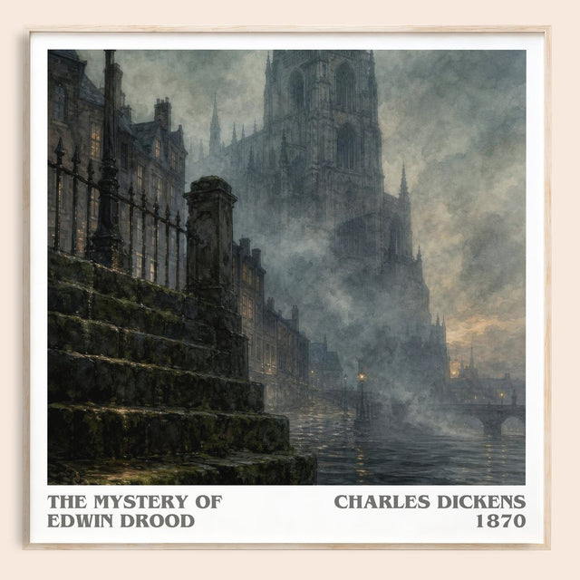 The Mystery Of Edwin Drood Literary Art Print by Charles Dickens