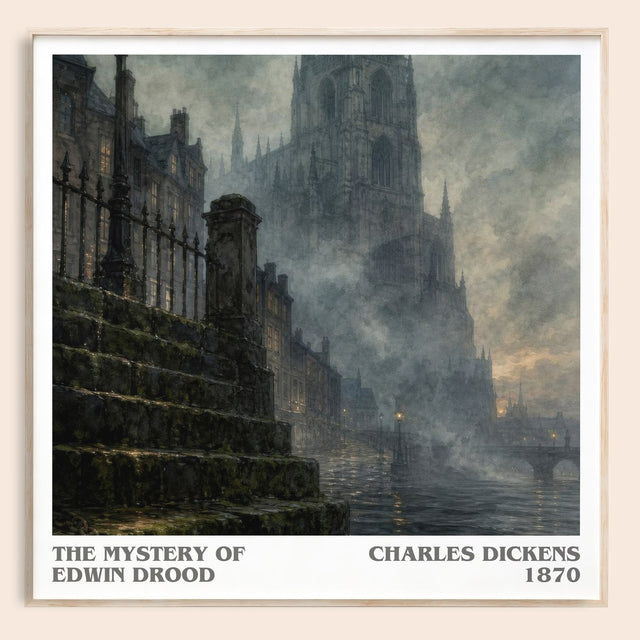 The Mystery Of Edwin Drood Literary Art Print by Charles Dickens