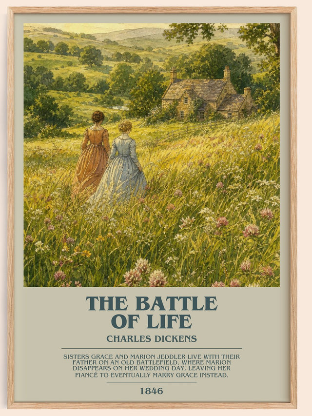 The Battle Of Life Bookish Wall Art by Charles Dickens
