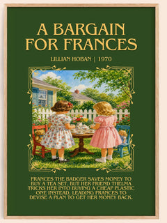 A Bargain for Frances Minimalist Book Poster by Lillian Hoban – book poster