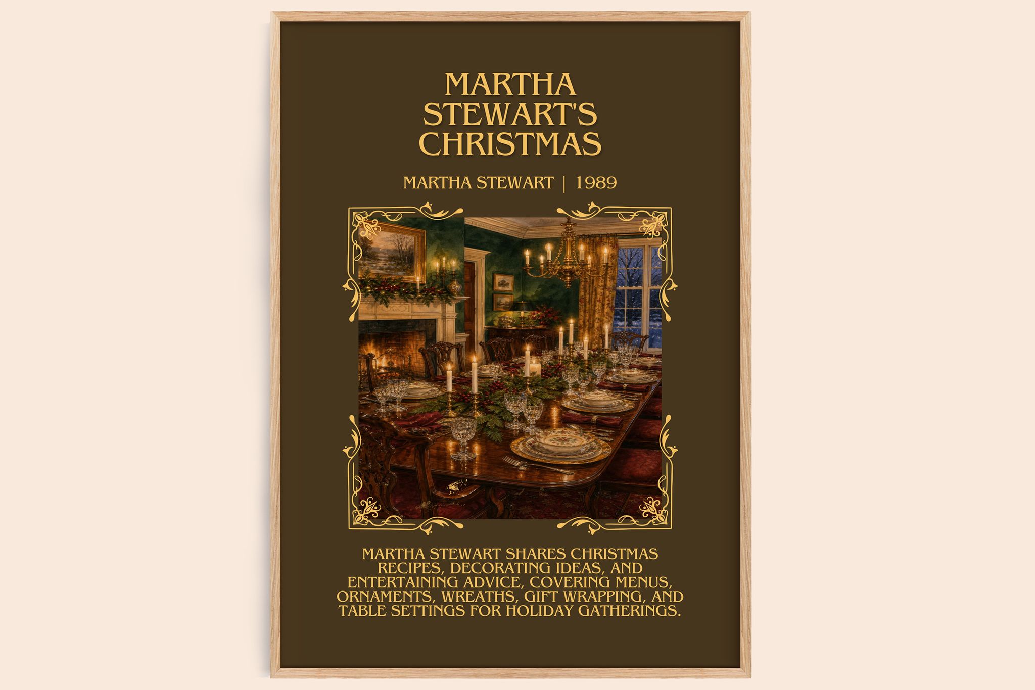 Martha Stewart's Christmas Minimalist Book Poster by Martha Stewart