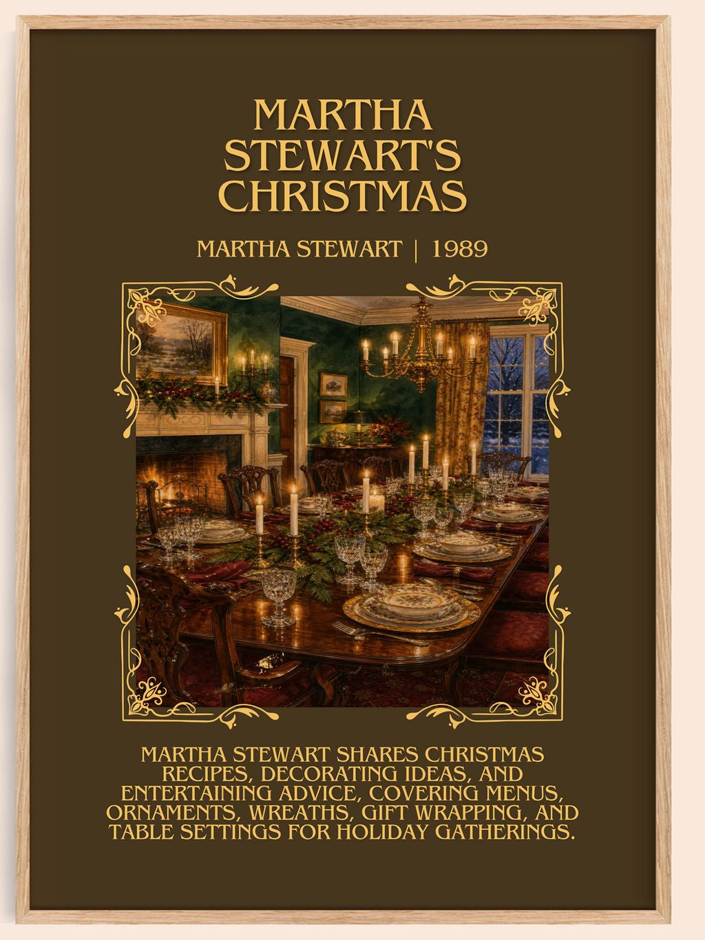 Martha Stewart's Christmas Minimalist Book Poster by Martha Stewart – book poster