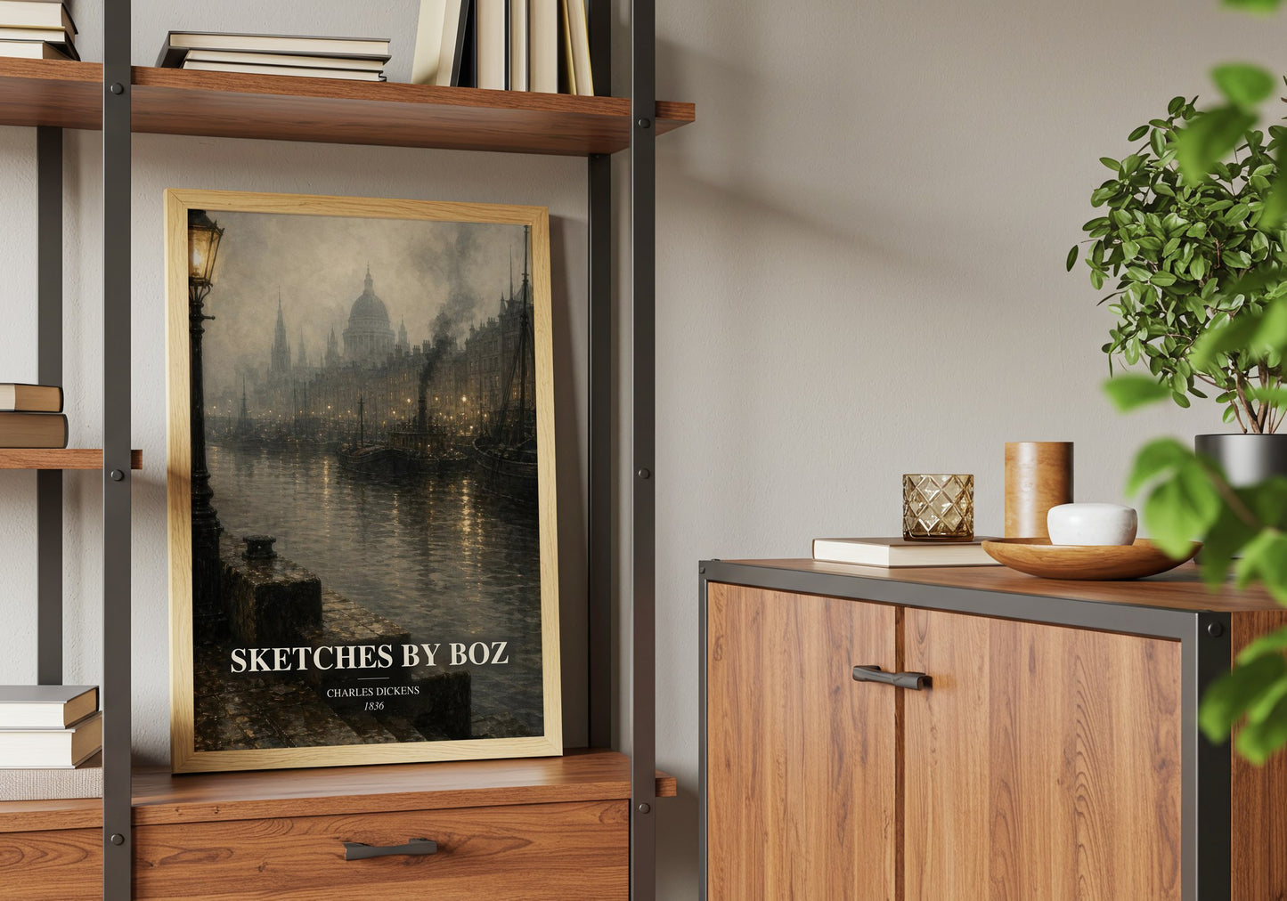 Sketches By Boz book watercolour illustration paper finish options – matte satin gloss