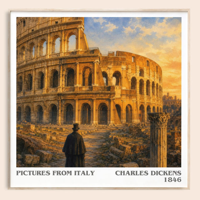 Pictures From Italy Literary Art Print by Charles Dickens