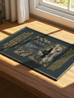 The archaeology of knowledge & The discourse on language Minimalist Book Poster by Michel Foucault – print on a sunlit desk
