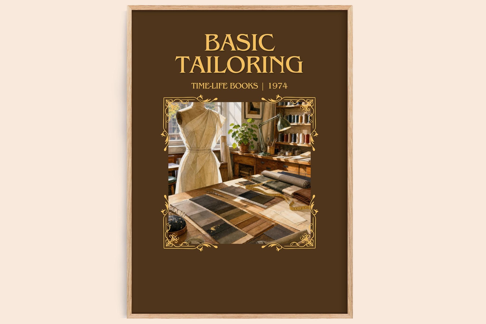 Basic Tailoring Minimalist Book Poster by T. Books