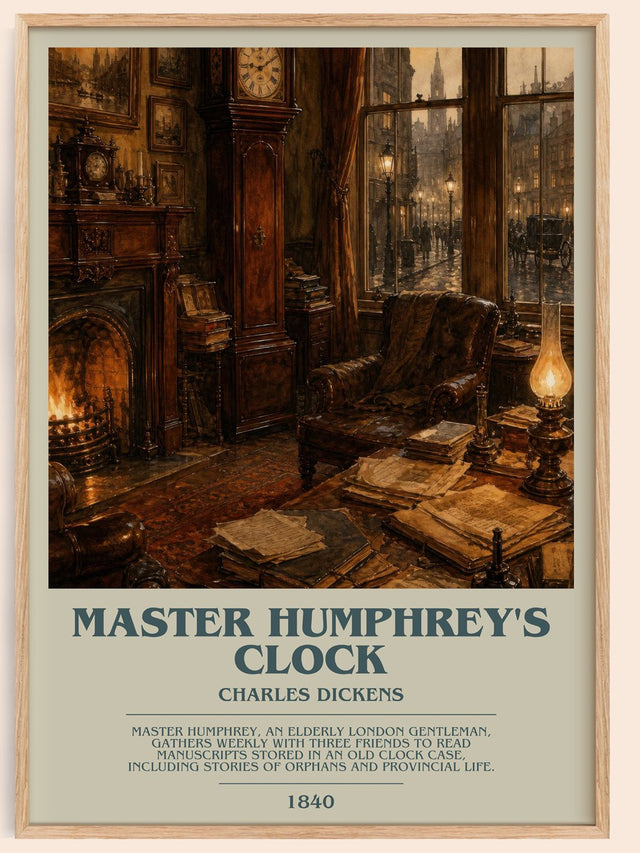 Master Humphrey'S Clock Bookish Wall Art by Charles Dickens