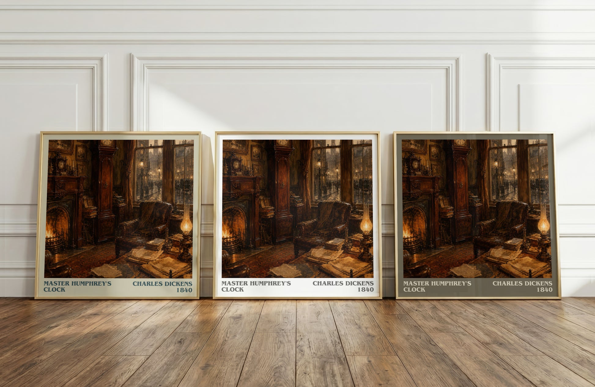 Master Humphrey'S Clock literary art print colour and style options – Charles Dickens book art