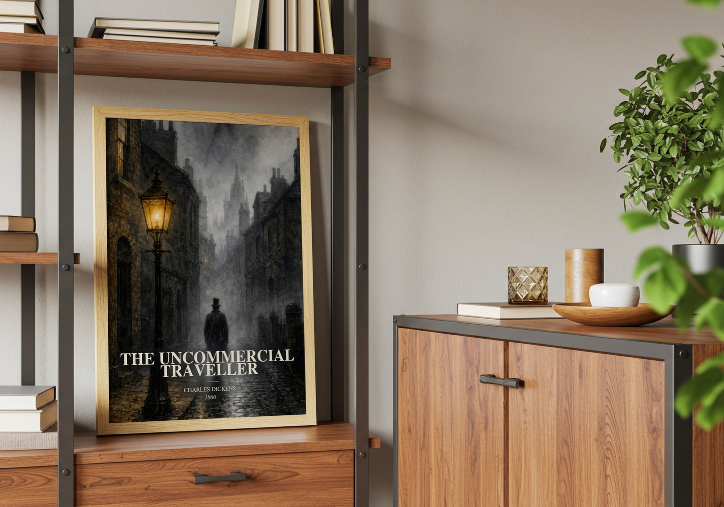 The Uncommercial Traveller book watercolour illustration paper finish options – matte satin gloss