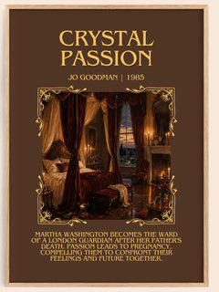 Crystal Passion Minimalist Book Poster by Jo Goodman – book poster
