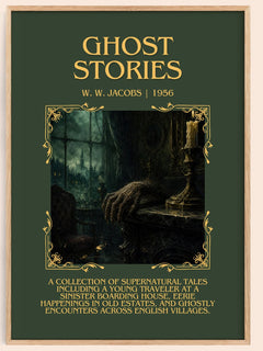 Ghost Stories Minimalist Book Poster by W. W. Jacobs – book poster