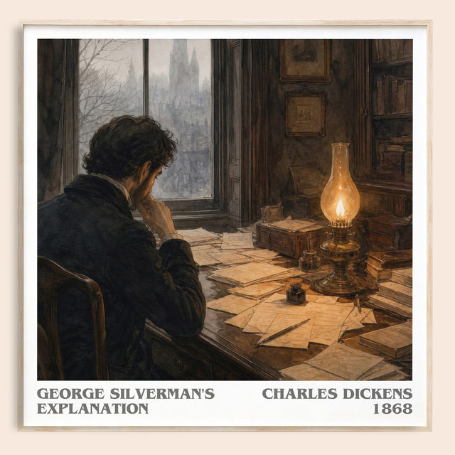George Silverman'S Explanation Literary Art Print by Charles Dickens