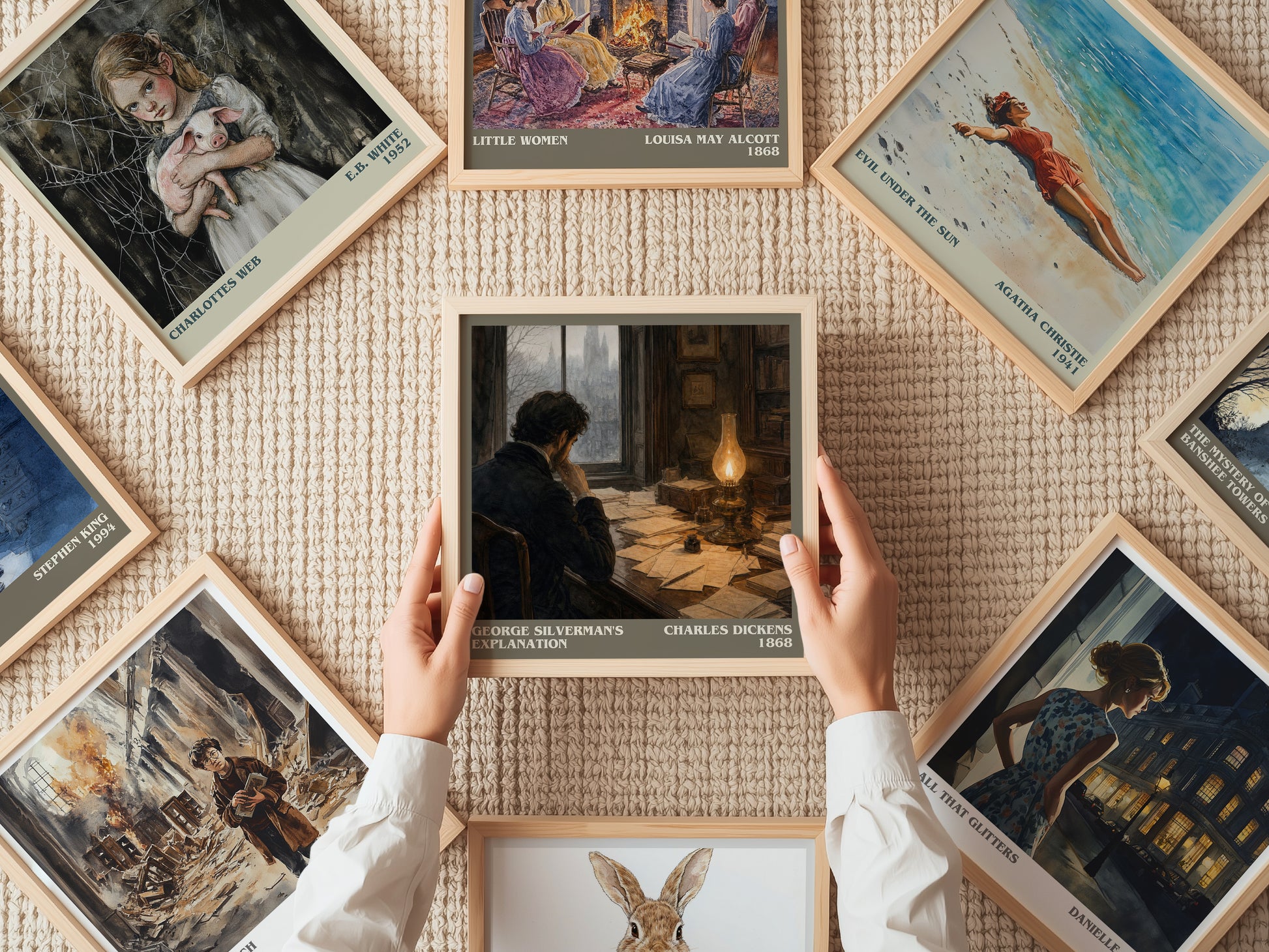 George Silverman'S Explanation literary book poster framed on wall – classic literature wall art