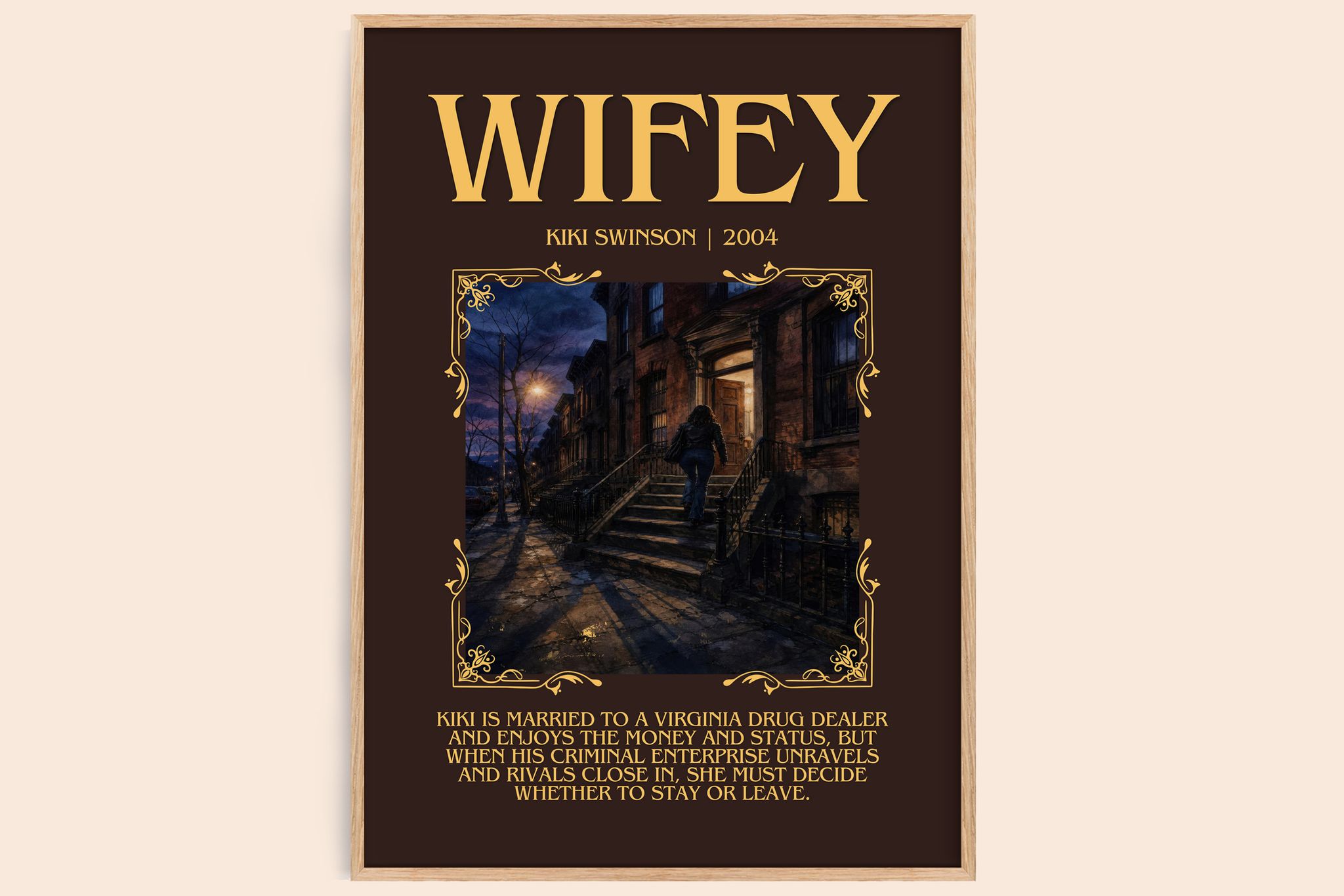 Wifey Minimalist Book Poster by Kiki Swinson