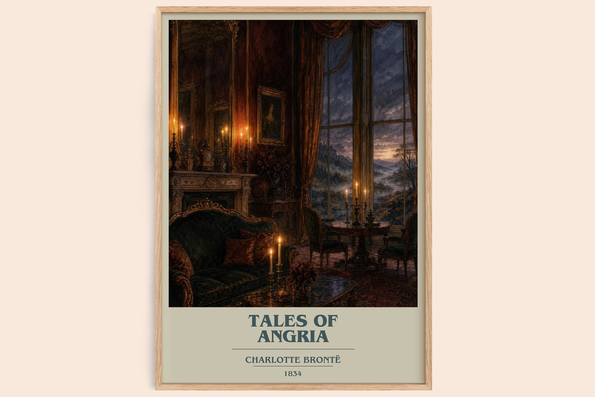 Tales Of Angria Book Cover Poster by Charlotte Brontë