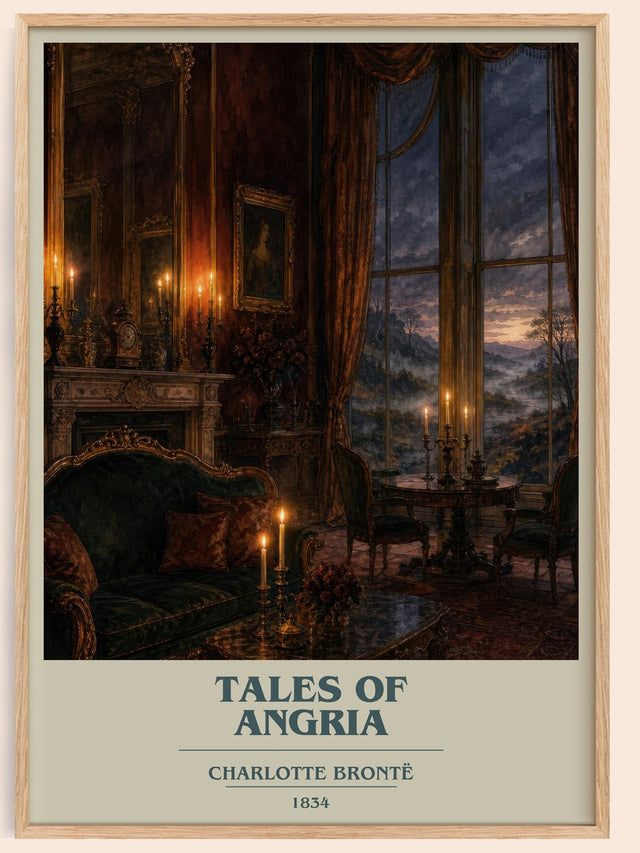 Tales Of Angria Book Cover Poster by Charlotte Brontë
