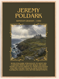 Jeremy Poldark Minimalist Book Poster by Winston Graham – book poster