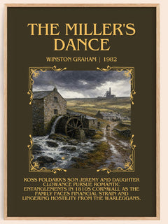 The miller's dance Minimalist Book Poster by Winston Graham – book poster