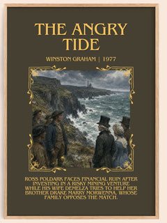 The Angry Tide Minimalist Book Poster by Winston Graham – book poster