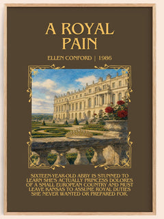 A royal pain Minimalist Book Poster by Ellen Conford – book poster