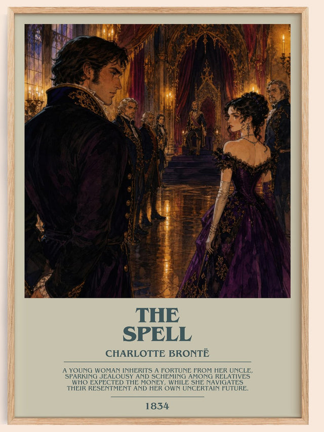 The Spell Bookish Wall Art by Charlotte Brontë