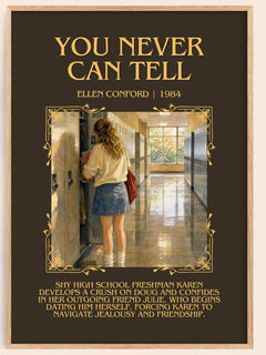 You never can tell Minimalist Book Poster by Ellen Conford – book poster