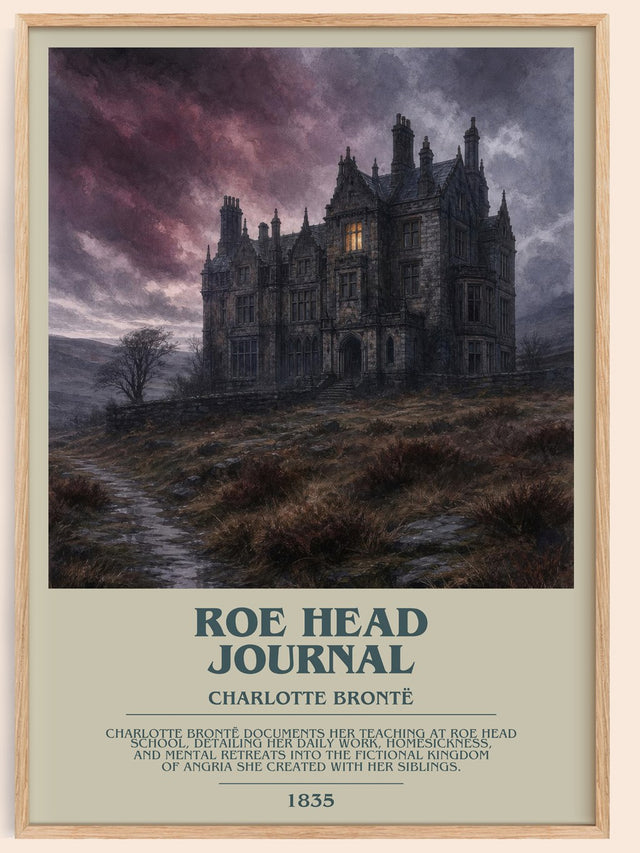 Roe Head Journal Bookish Wall Art by Charlotte Brontë