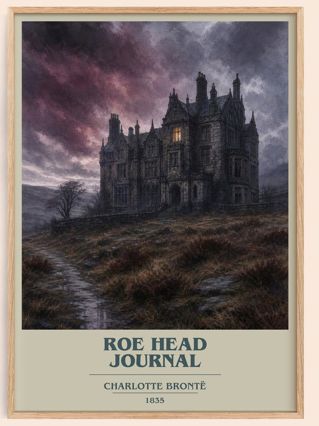 Roe Head Journal Book Cover Poster by Charlotte Brontë