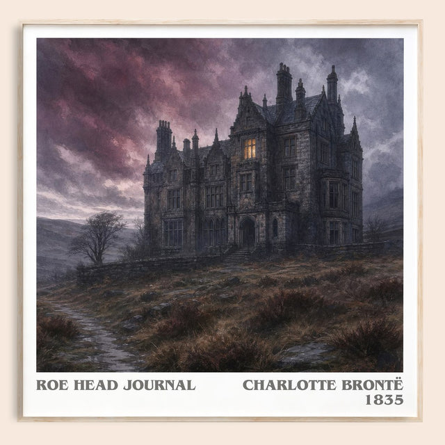 Roe Head Journal Literary Art Print by Charlotte Brontë