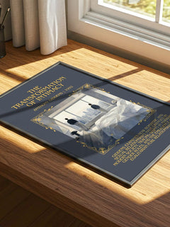 transformation of intimacy Minimalist Book Poster by Anthony Giddens – print on a sunlit desk