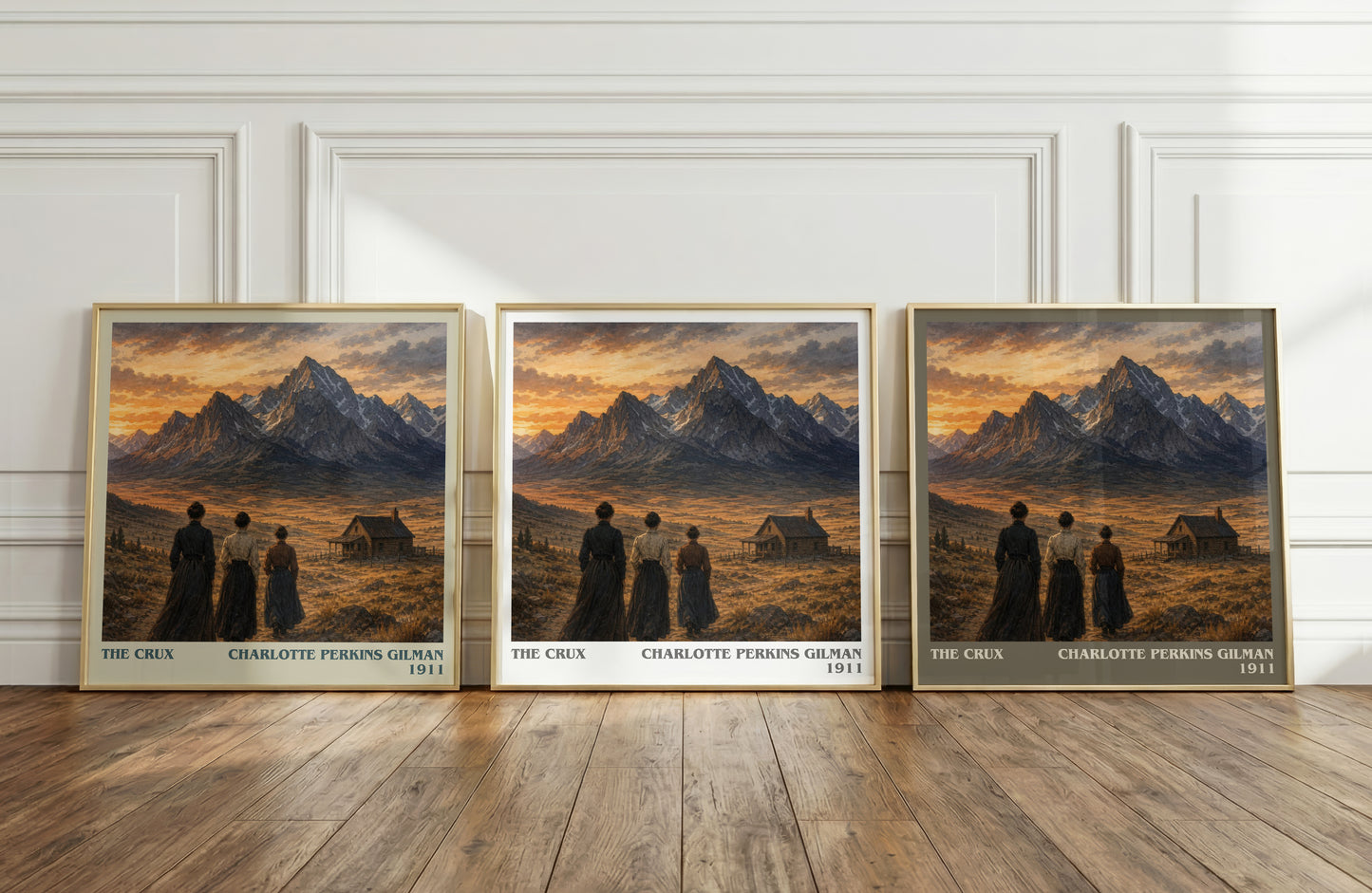 The Crux literary art print colour and style options – Charlotte Perkins Gilman book art