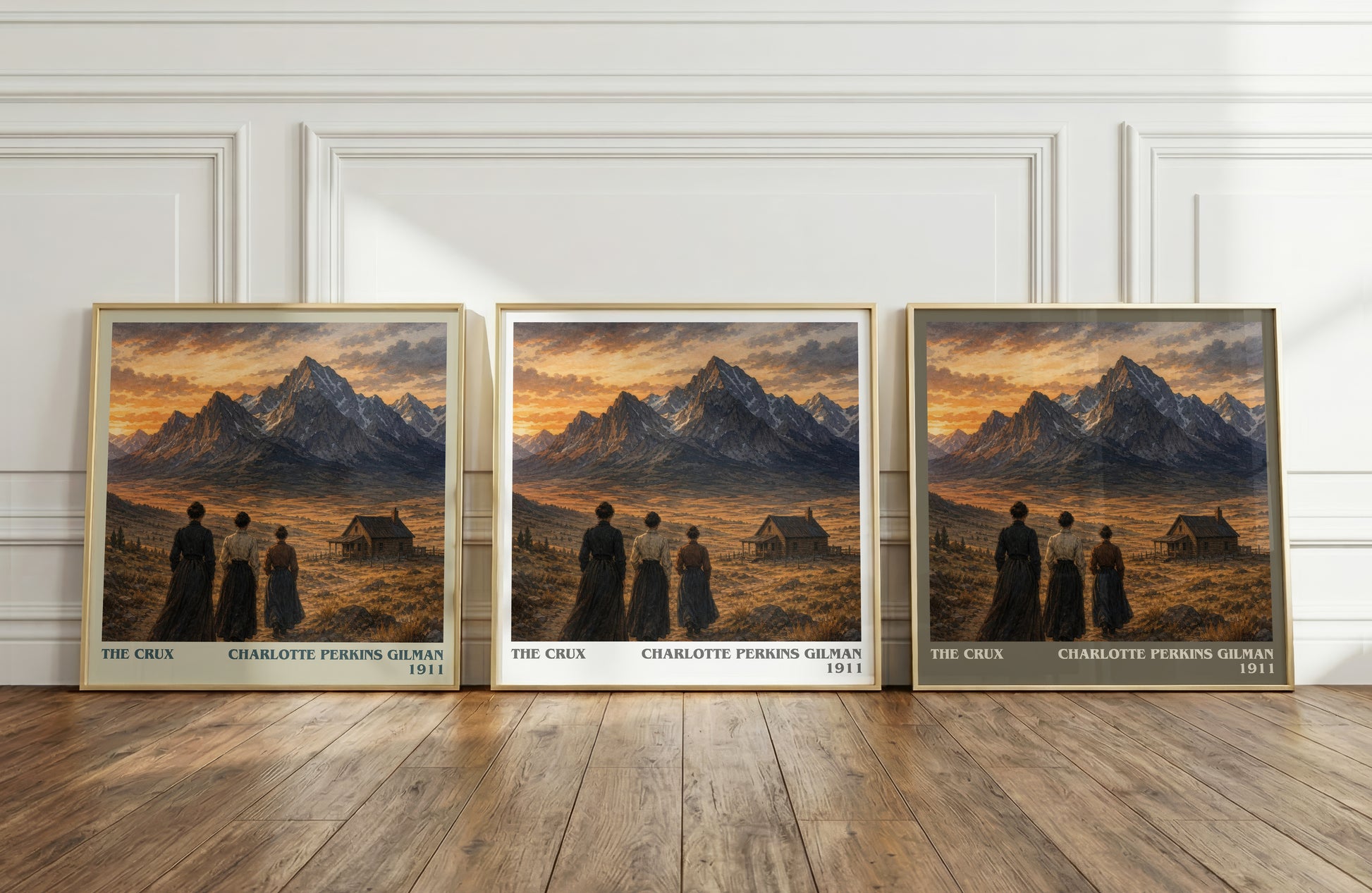 The Crux literary art print colour and style options – Charlotte Perkins Gilman book art
