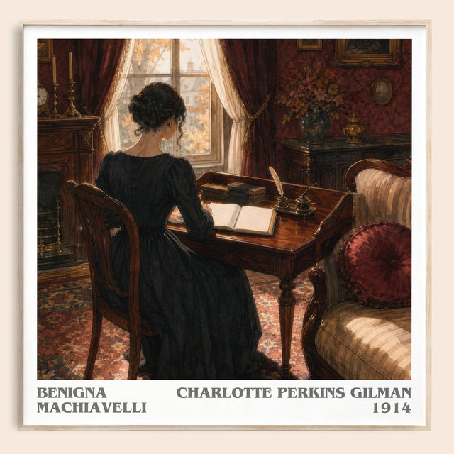Benigna Machiavelli Literary Art Print by Charlotte Perkins Gilman