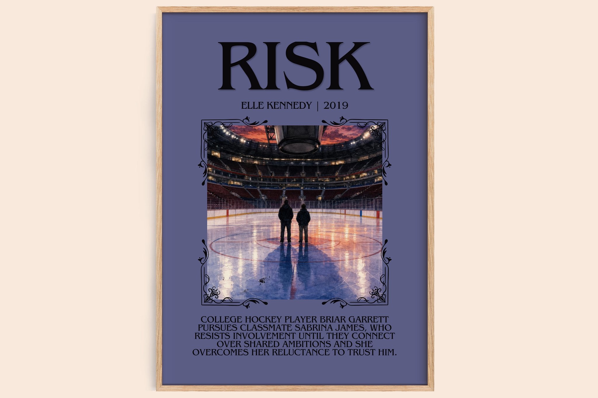 Risk Minimalist Book Poster by Elle Kennedy