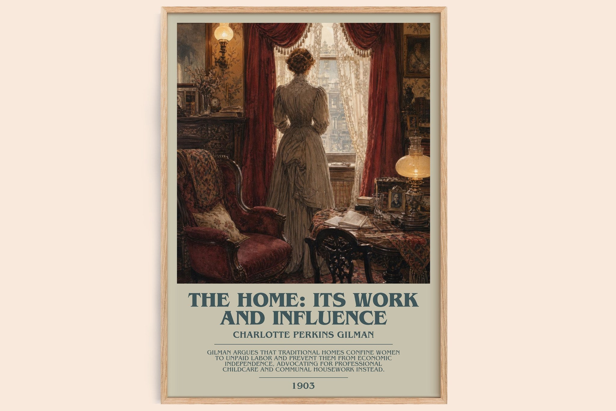 Home: Its Work And Influence Bookish Wall Art by C. Gilman