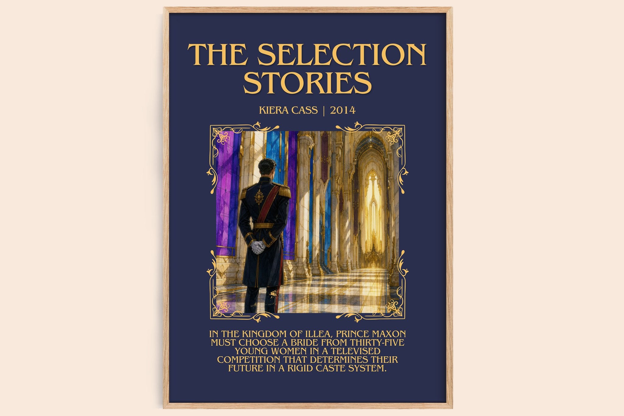 The Selection Stories Minimalist Book Poster by Kiera Cass