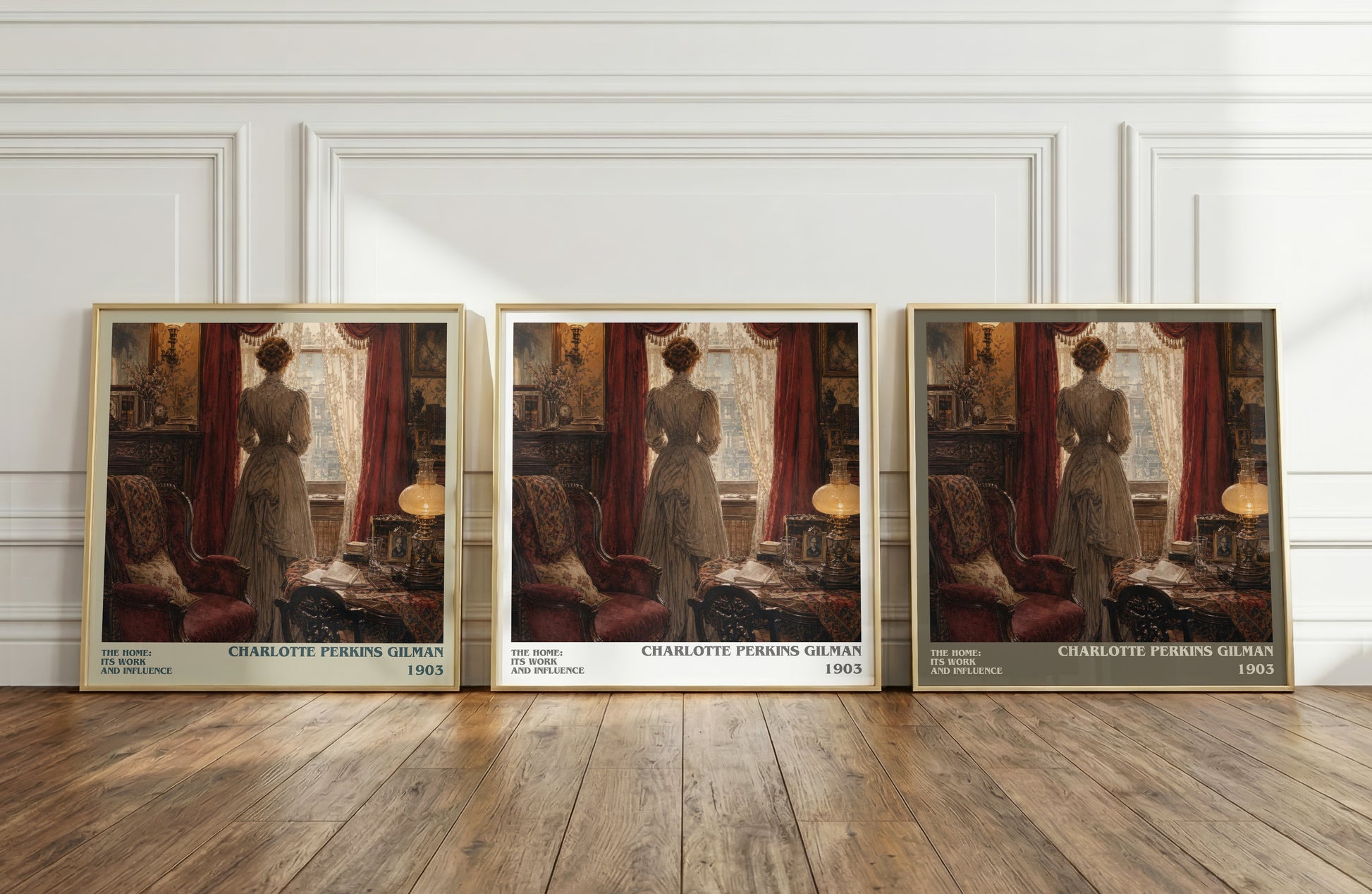 The Home: Its Work And Influence literary art print colour and style options – Charlotte Perkins Gilman book art