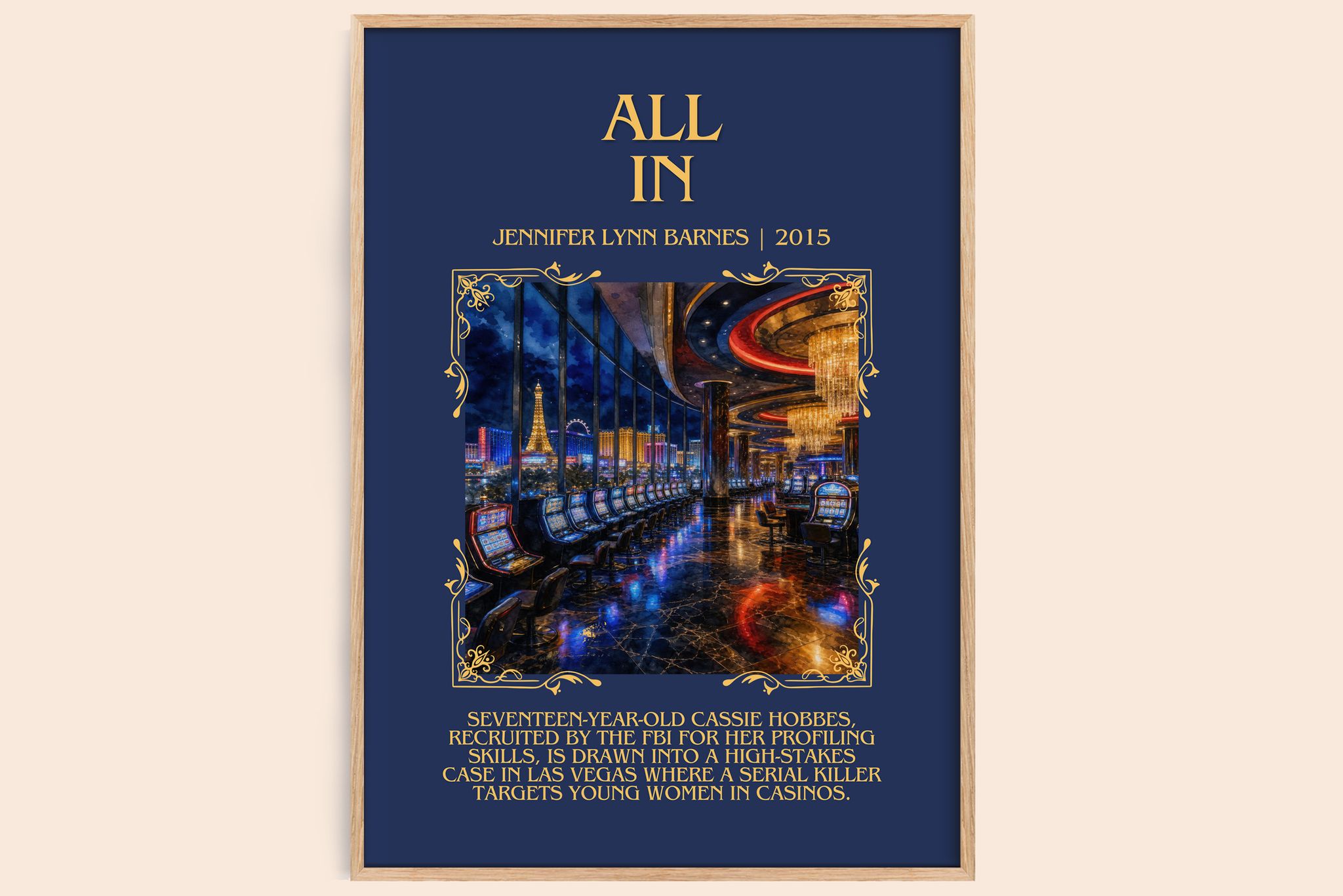 All In Minimalist Book Poster by Jennifer Lynn Barnes