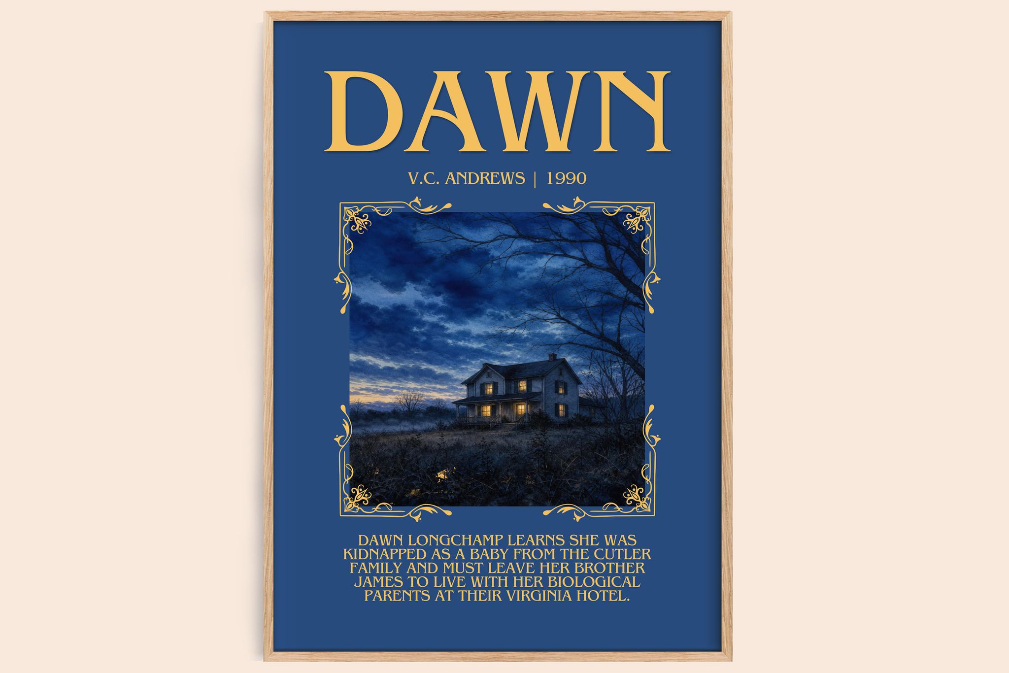 Dawn Minimalist Book Poster by V.C. Andrews