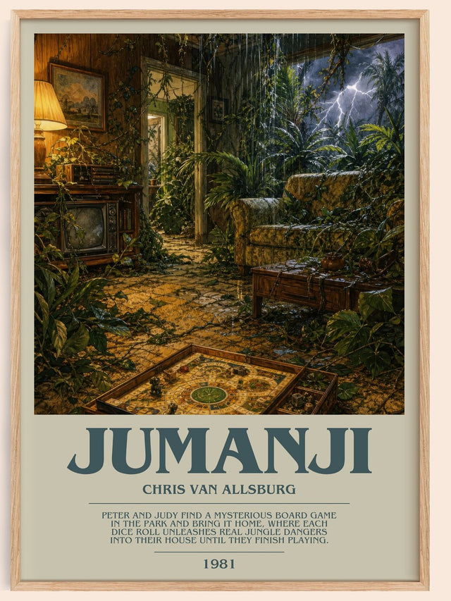 Jumanji Bookish Wall Art by Chris Van Allsburg
