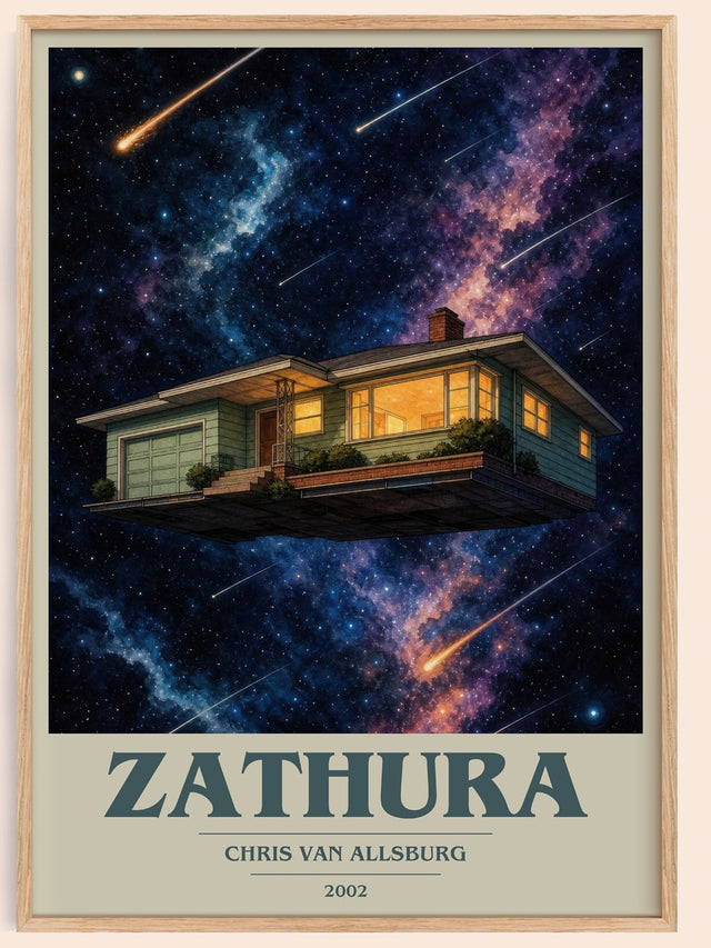Zathura Book Cover Poster by Chris Van Allsburg