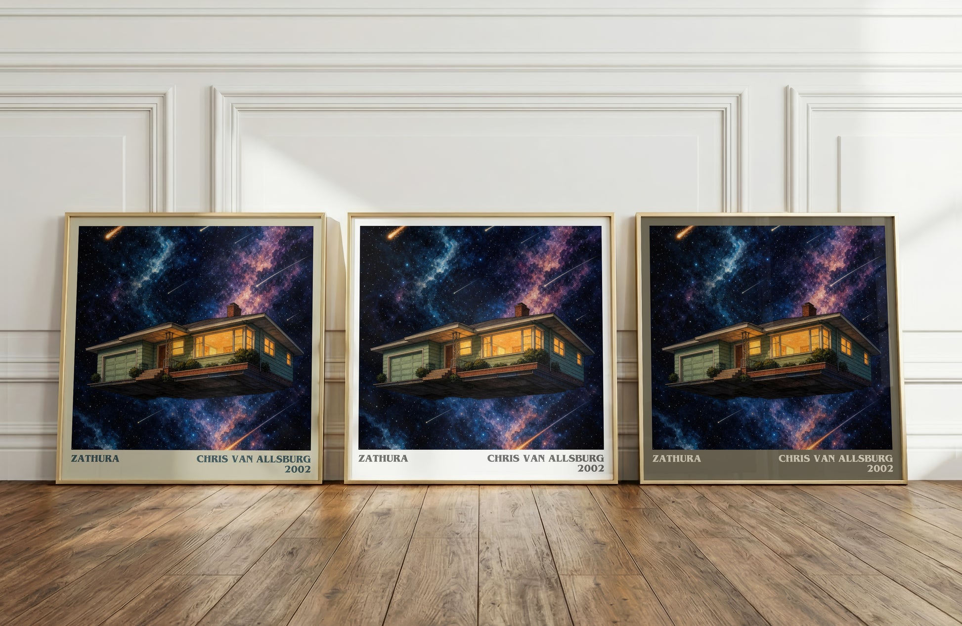 Zathura literary art print colour and style options – Chris Van Allsburg book art