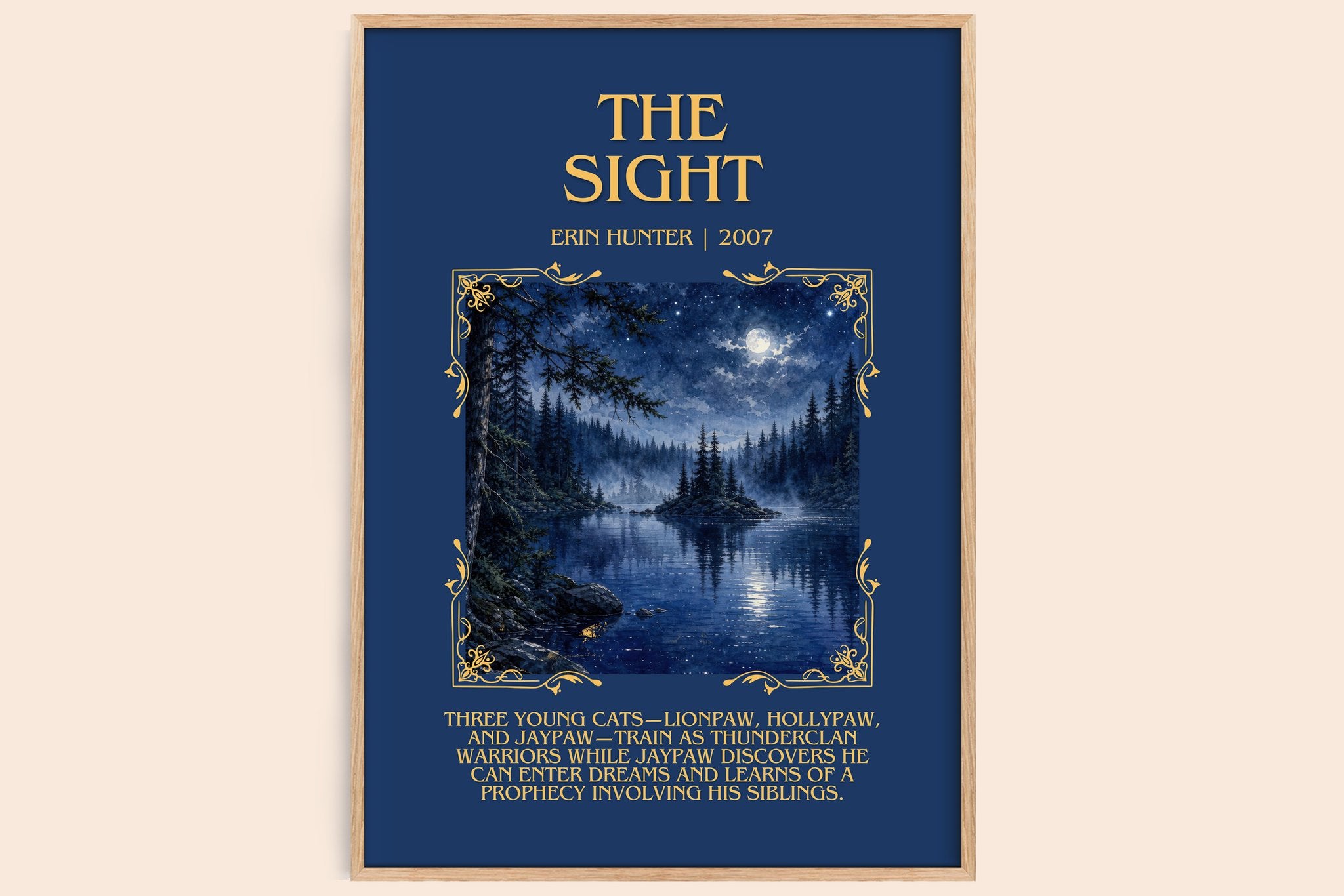 The Sight Minimalist Book Poster by Erin Hunter