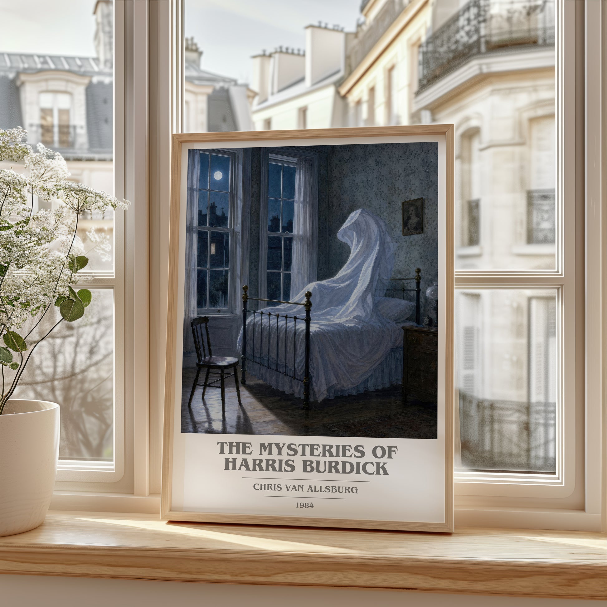 The Mysteries Of Harris Burdick book cover poster colour and style options – Chris Van Allsburg book art