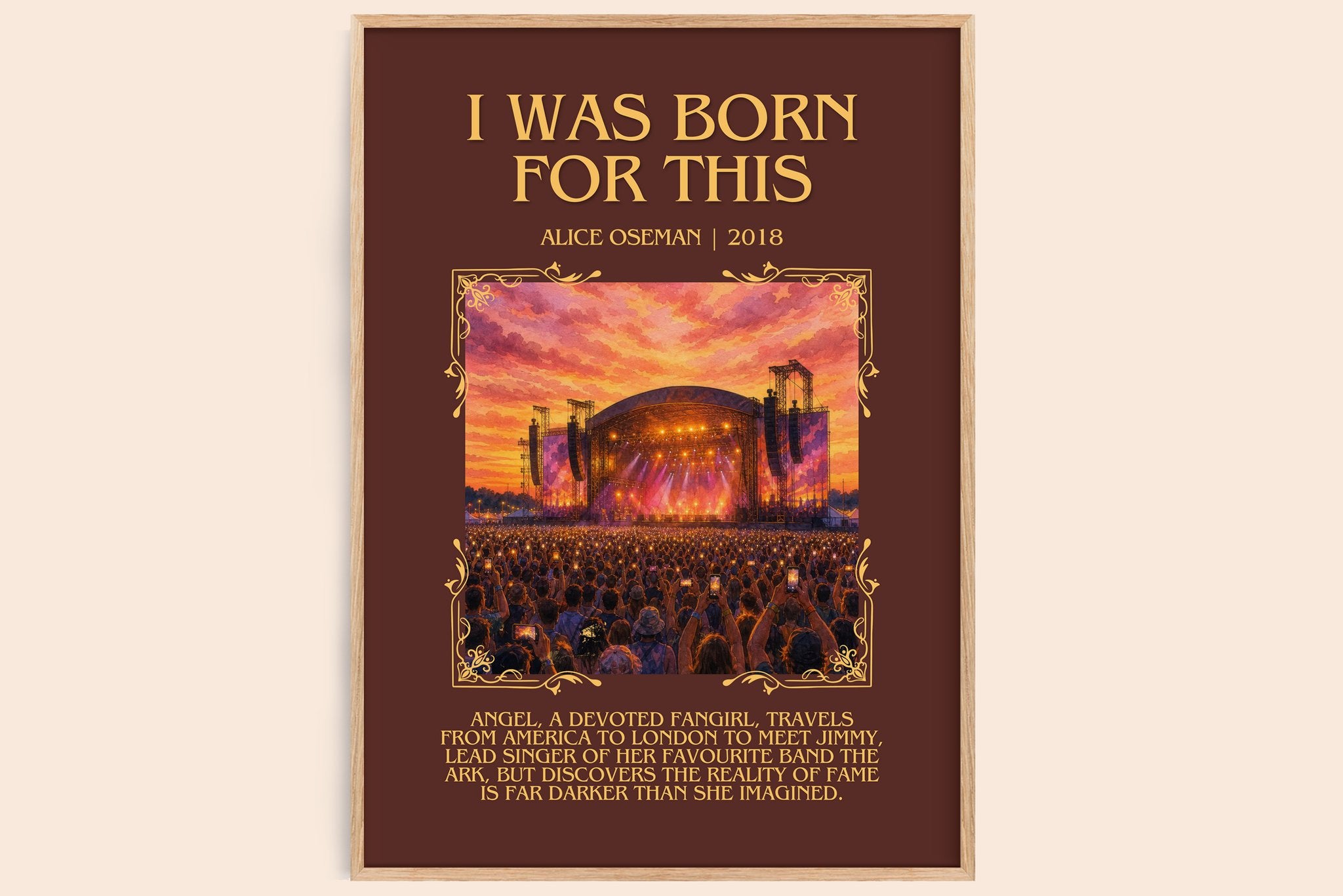 I Was Born for This Minimalist Book Poster by Alice Oseman