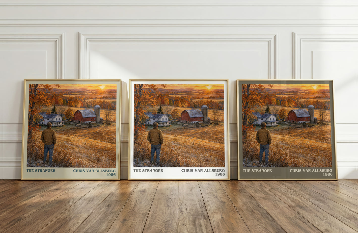 The Stranger literary art print colour and style options – Chris Van Allsburg book art